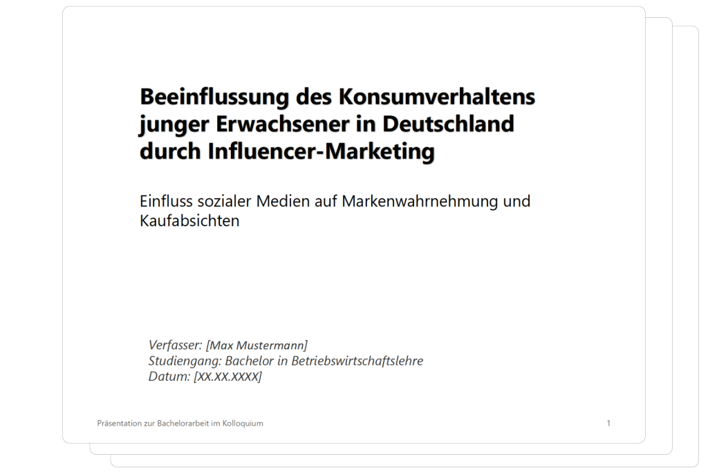 Hausarbeit Präsentation