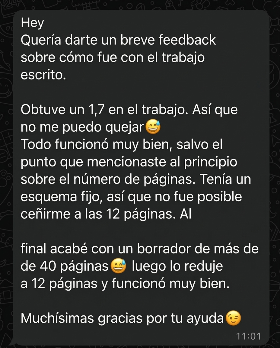Opini&oacute;n por correo sobre StudyTexter