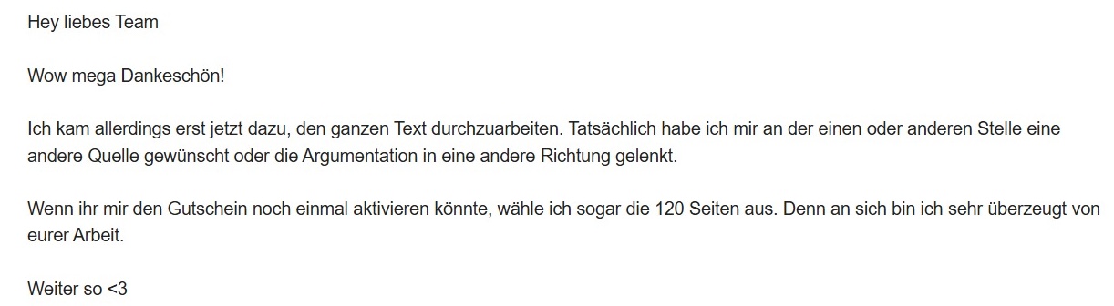 120 Seiten Gutschein