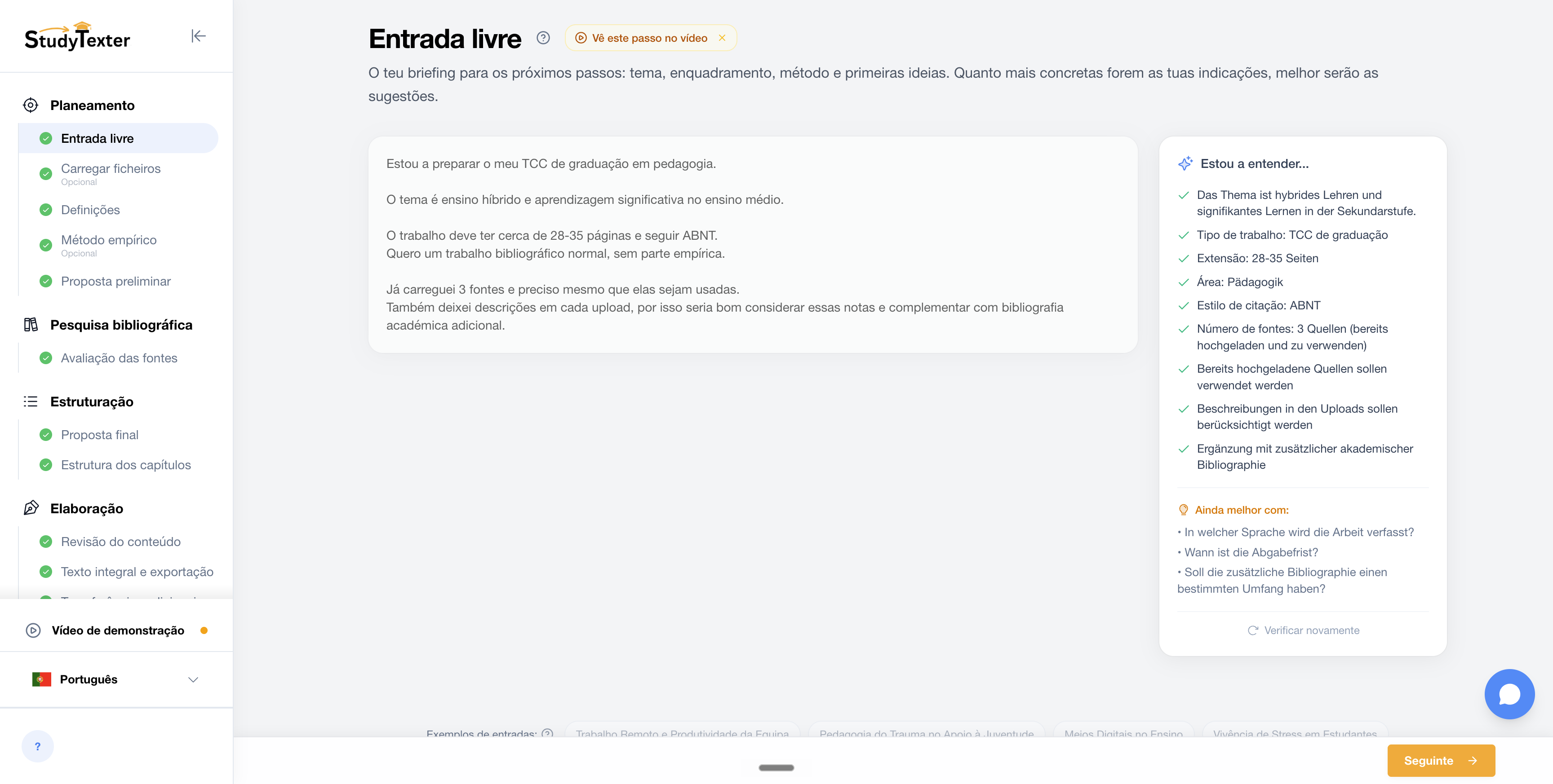 StudyTexter — fazer artigo cientifico no editor StudyTexter