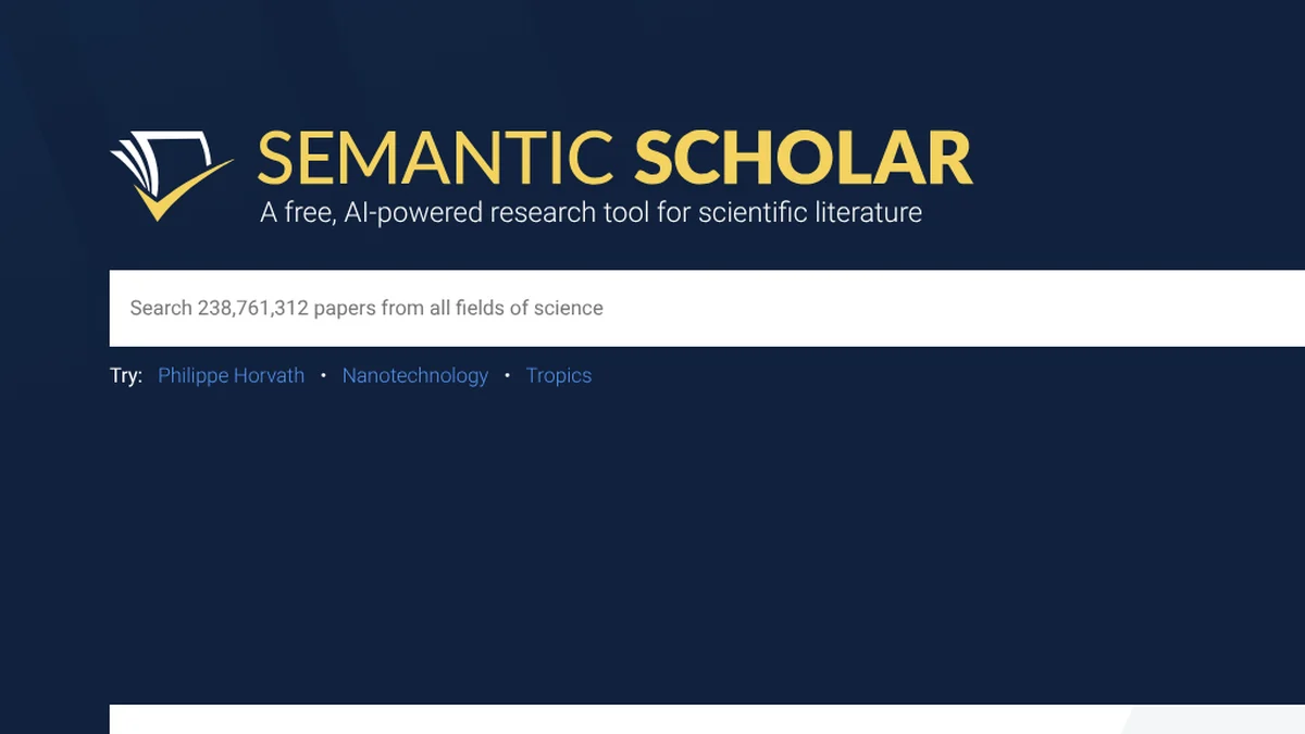 Semantic Scholar home page with the paper counter, Oct 12, 2026